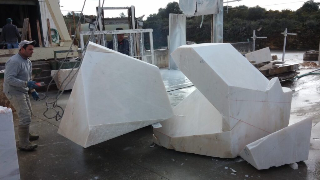 The making of a marble sculpture - 03 The making of a marble sculpture - 03